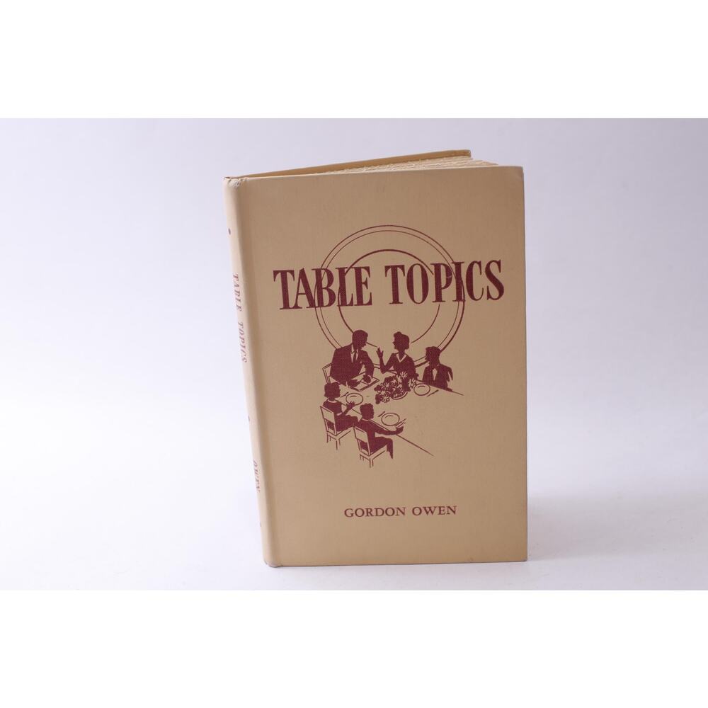 Table Topics, Gordon Owen, Hardcover, Family, Happiness, Dinner Table 1004